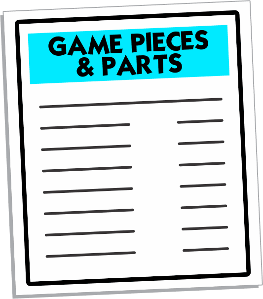 Game Parts List & Game Pieces, BUY Games Inventor Kits Here